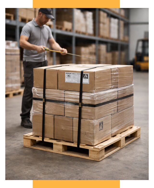 Упаковка и паллетирование грузов от 3657 р. | СетСервис-Чсв