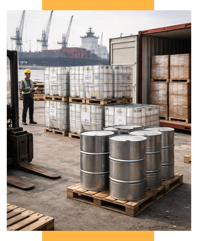 Доставка химического сырья из Индии от 261200 р. | СетСервис-Чсв