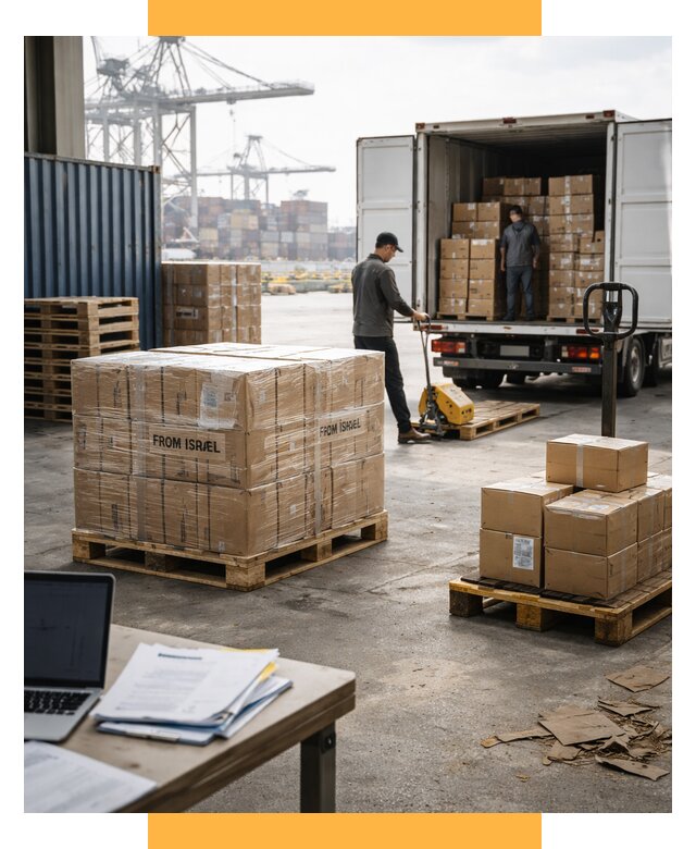 Доставка грузов из Израиля от 15672 р., логистика от СетСервис-Чсв