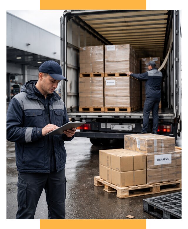 Доставка грузов из Беларуси от 15672 р. логистика СетСервис-Чсв