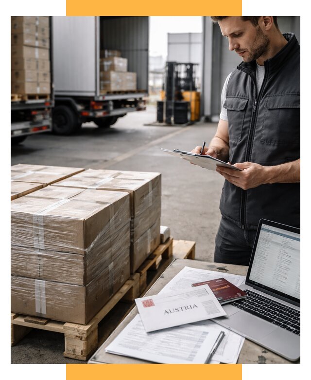 Доставка в Австрию от 67912 р. Логистика и экспорт СетСервис-Чсв