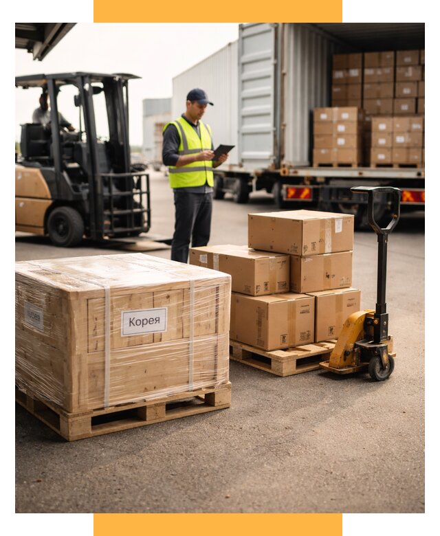 Доставка грузов в Корею из России от 36568 р. | СетСервис-Чсв