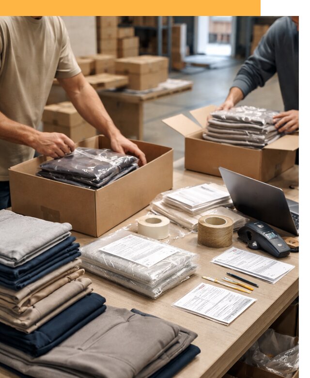 Перевозка одежды по миру от 7836 руб. с таможенным оформлением