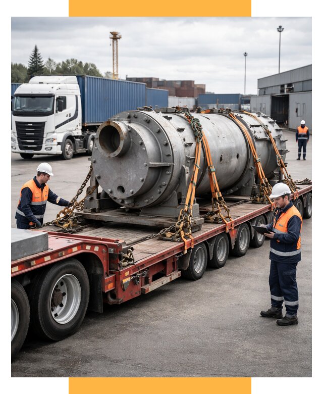 Перевозка тяжеловесных грузов под ключ от 156720 р. | СетСервис-Чсв